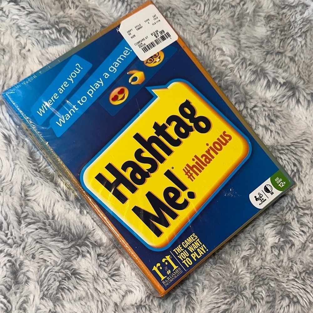 Hashtag Me! Hilarious Party Card Game R&R Games New Sealed 3+ Players Ages 12+